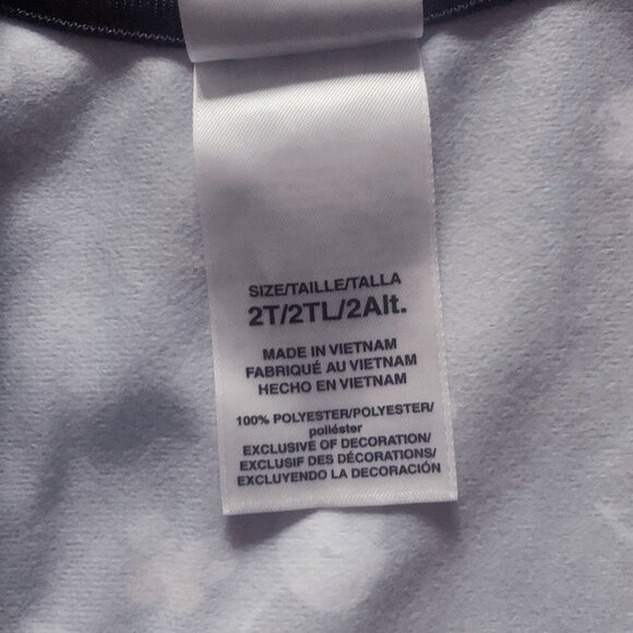 Adidas Girls Floral Satin Bomber Track Suit Jacket Size 2T - Picture 8 of 8